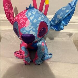 Disney Vibrant Pink and Blue Stitch Plush